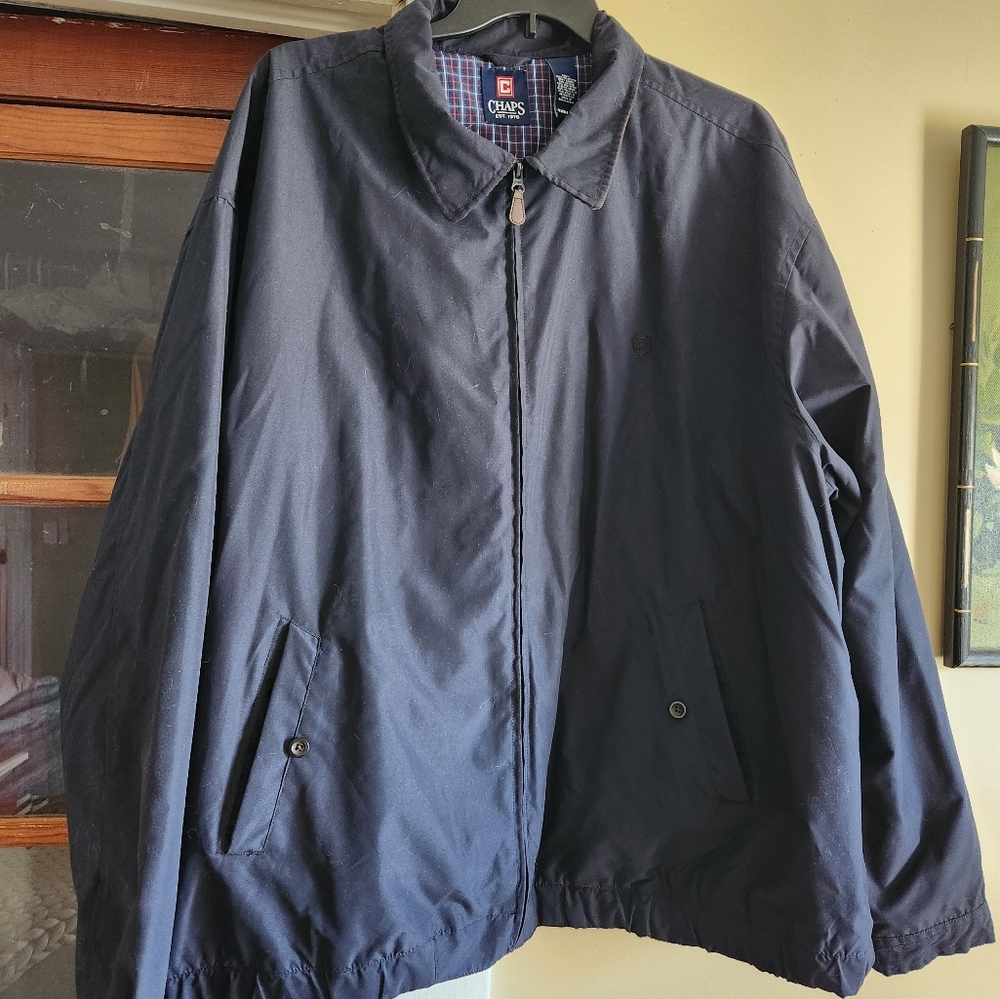 Chaps Men's Dark Blue Windbreaker